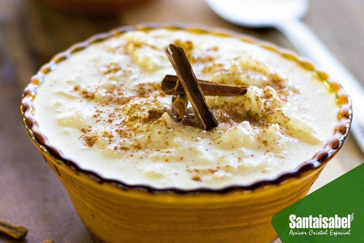 Arroz Doce Cremoso – Açúcar Santa Isabel